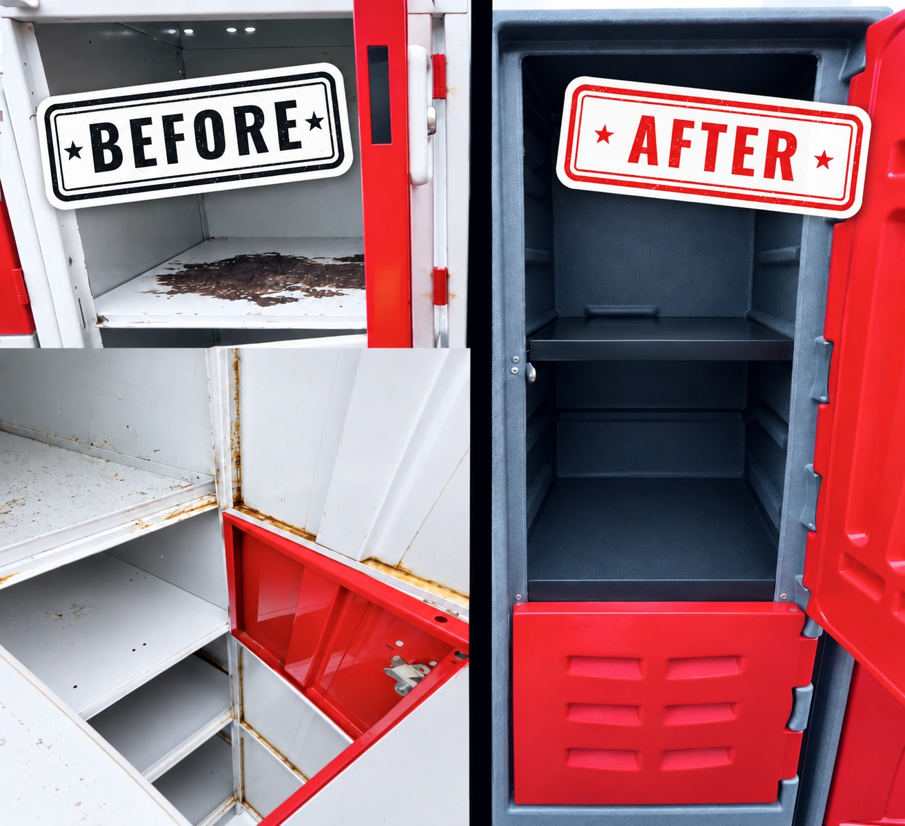 Before-and-After Locker Restoration